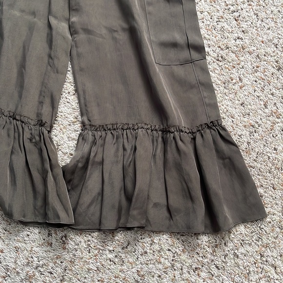 Brand new without tags silk like flare pants - Picture 2 of 5